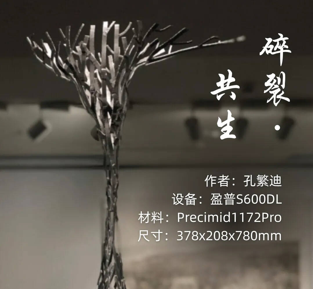 3D打印+文创：盈普大尺寸SLS设备如何让“水滴树枝”自由生长